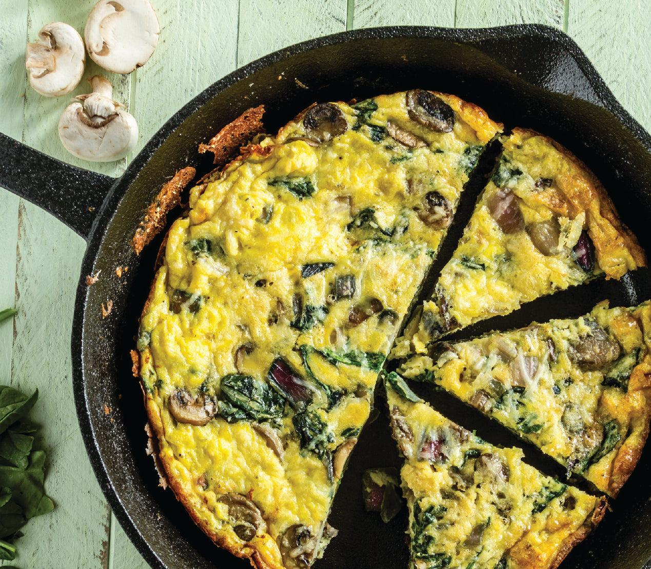 veggie egg frittata